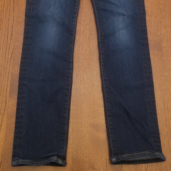 J Brand Straight Leg Dark Blue Stretch Denim Jeans - Picture 5 of 11